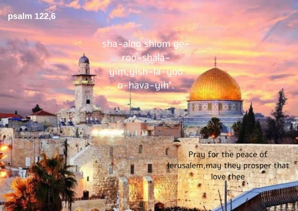 Dome at Sunset, Psalm 122:6