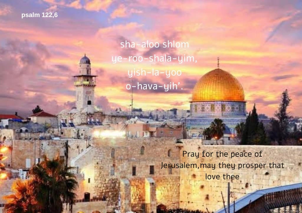 Jerusalem at Dusk, Psalm 122:6